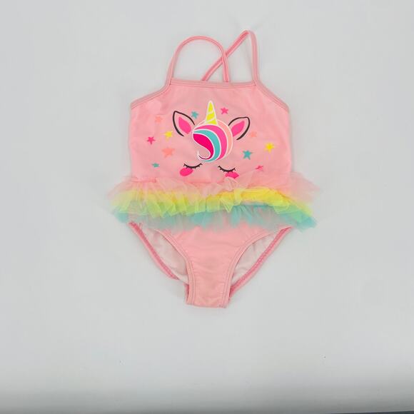 Wonder Nation Unicorn Bathing suit 24 month - Picture 1 of 4